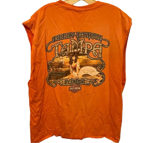 Harley Davidson‎ Tampa Orange T-Shirt - Picture 6 of 9